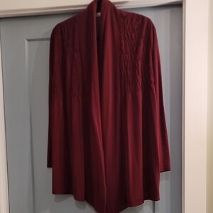 Stephanie Rogers Deep Red Women's Cardigan